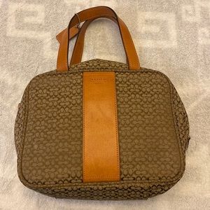 Vintage coach toiletry bag